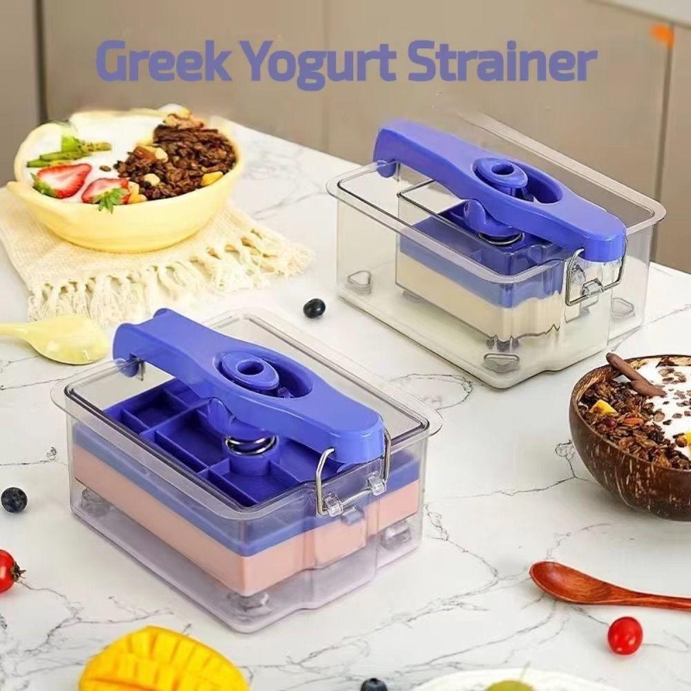 Homemade Whey Separator Dust-proof Lid Yogurt Separation Filter Greek Yogurt Strainer  Cheese Makes