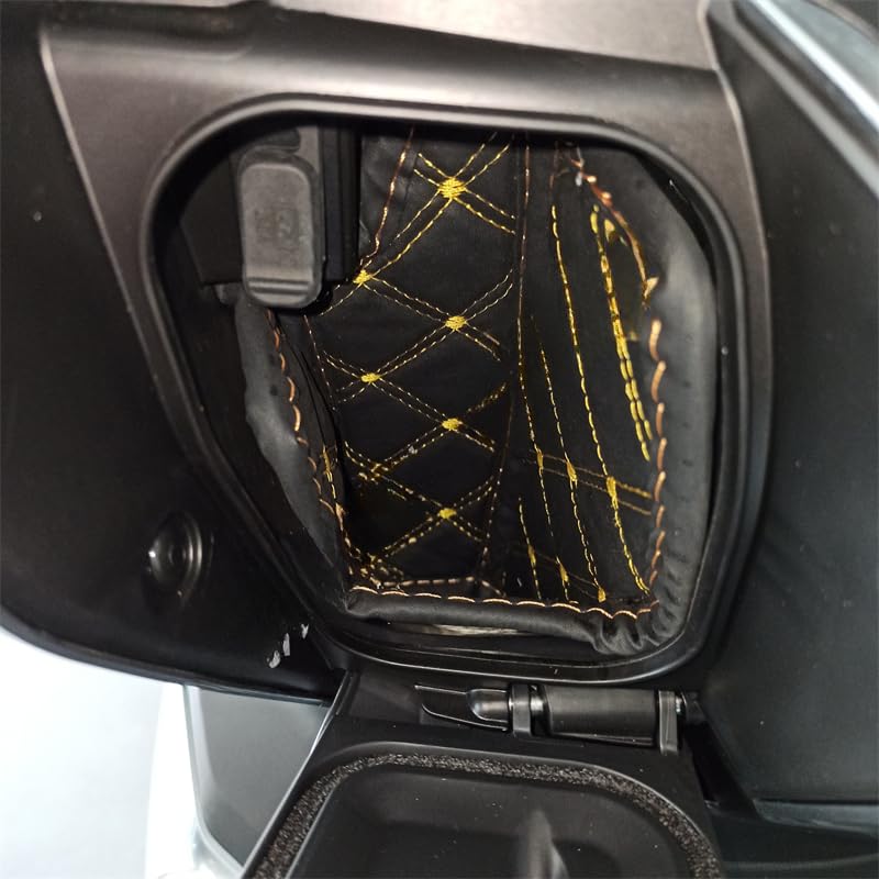 

Коврик для переднего внутреннего бокса мотоцикла из ПУ материала, специальный коврик для хранения, совместимый с сиденьем Honda золотой