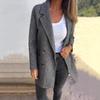 Women's Winter Thick Wool Blend Coat Streetwear Fashion Outerwear for Autumn Winter