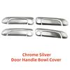ABS Chrome Car Modification Accessory Door Handle Bowl Cover Trim Paste Style For Honda City Fit 2003 2004 2005 2006 2007 2008