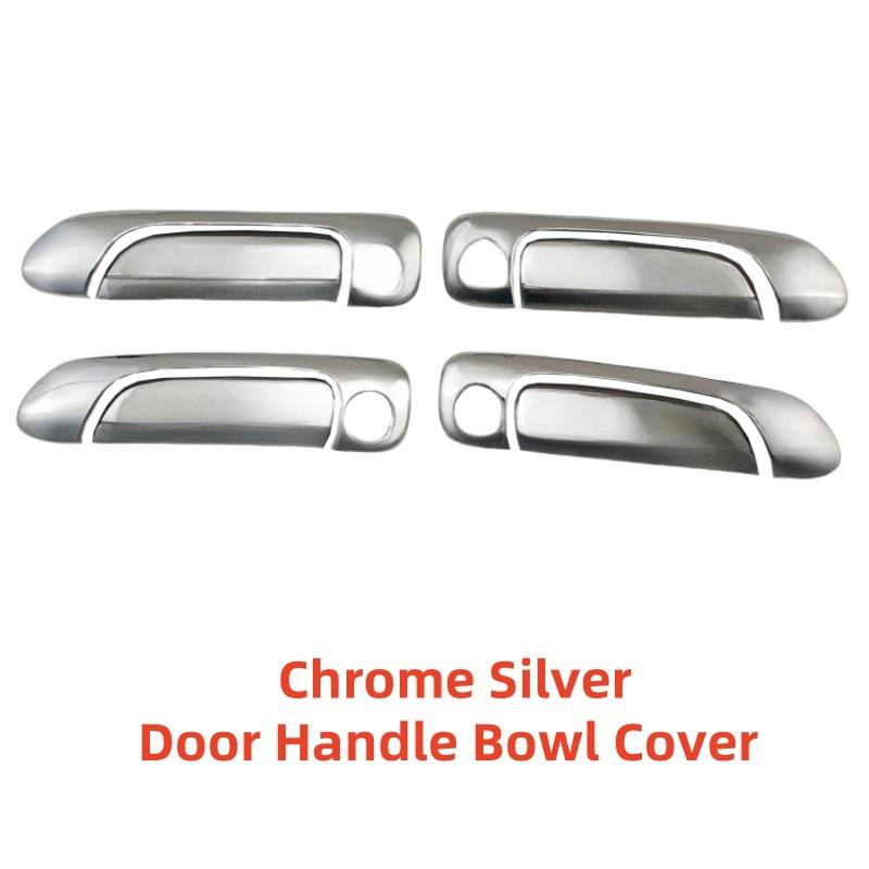 ABS Chrome Car Modification Accessory Door Handle Bowl Cover Trim Paste Style For Honda City Fit 2003 2004 2005 2006 2007 2008