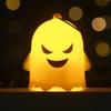 6Pcs Halloween Mini Light-up Ghost Figurine Resin Miniature Table Ghost Lights for Halloween Party Favors Home Garden Decoration