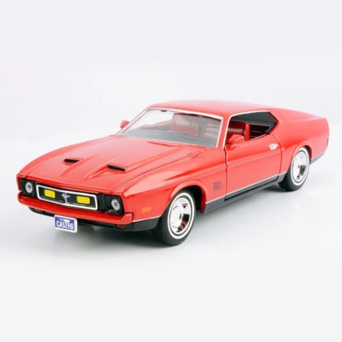MOTORMAX 007 Bond Car Diecast 1/24 Scale Ford Mustang USA Mach 1 1971 Movie 007 Diamonds Are Forever