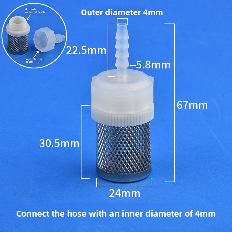 

6-19мм Сетчатый фильтр из нержавеющей стали Защита насоса для садового полива Шланговый фильтр Сетчатый фильтр для очистки воды Латунный фильтр