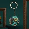 Face Change Keychain Sanxingdui Museum Authentic Bronze Face Design Keyring Retro Style Decorative Accessory