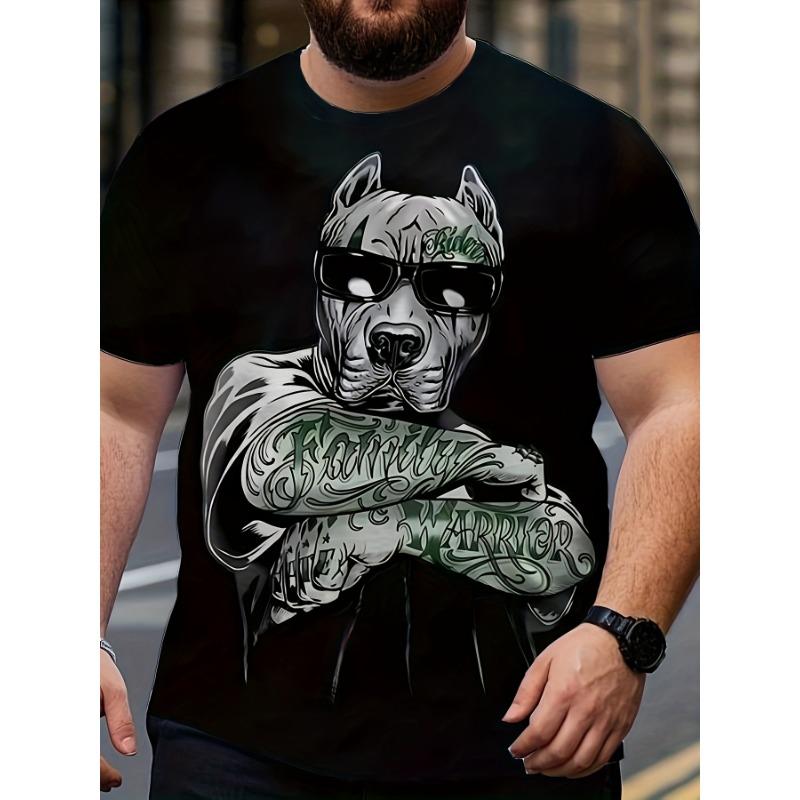 Streetwear Mens Summer Clothing With 3d Printed Animal Skull Graphic T Shirts Round Neck Short Sleeved Tees New In Tops For Men