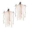 2pcs Halloween Hanging Specter Skeletons Specter Hanging Display Party Supplies For Halloween Haunted House Decorations