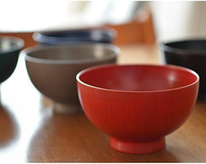 Colored Lacquer Bowl [Echizen Lacquerware, Shitsurindo] (Black)