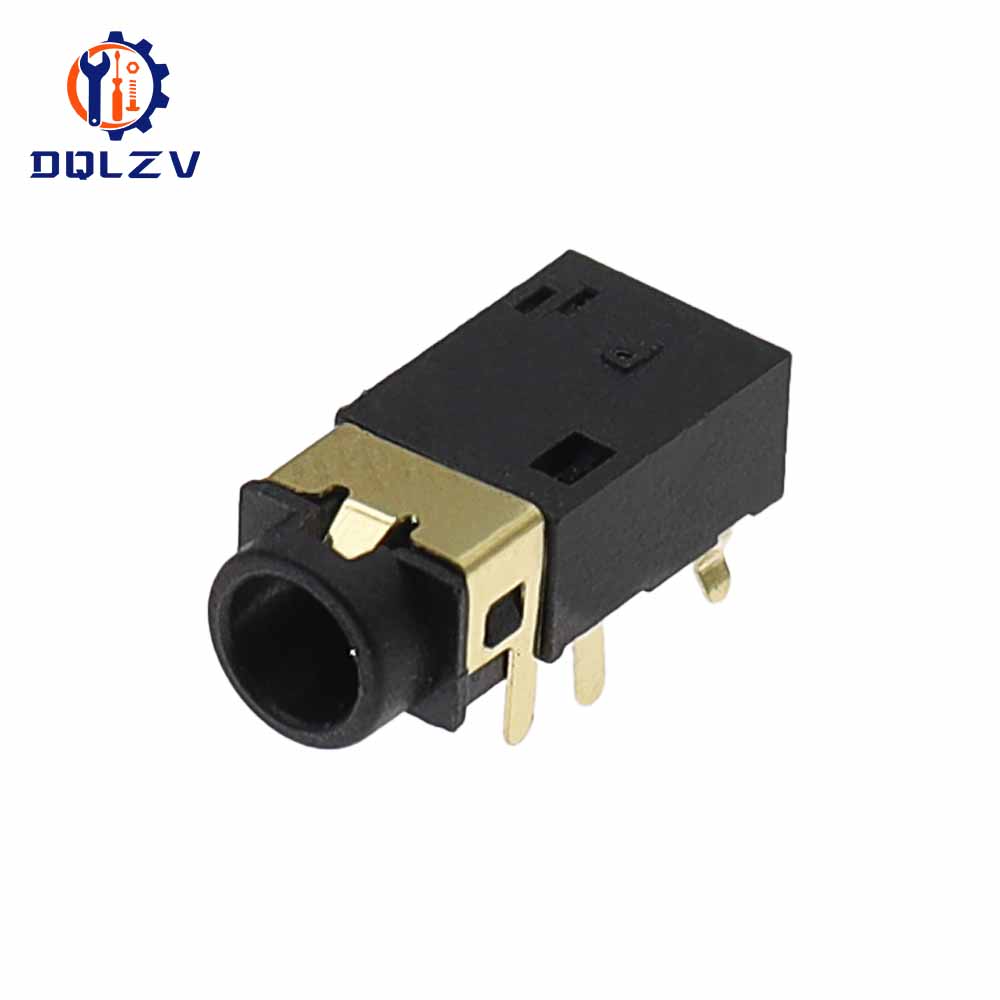 PJ-342 3,5mm Kopfhöreranschluss PJ-242 6-Pin Audiobuchse Senkplatte DIP Vergoldeter Stecker