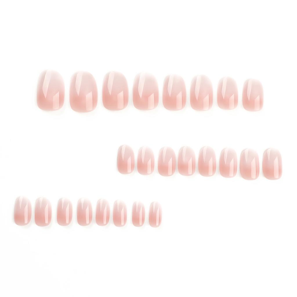 Nail Art Nail Sticker Schimbare treptată Nail Nail Piece Nail Piece Nail Piece Falsă Nail Piece