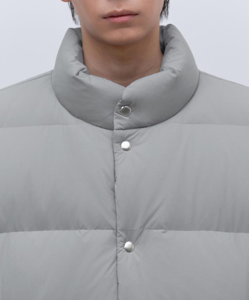 Musinsa Standard Snap Down Short Padded Jacket [Light Grey]