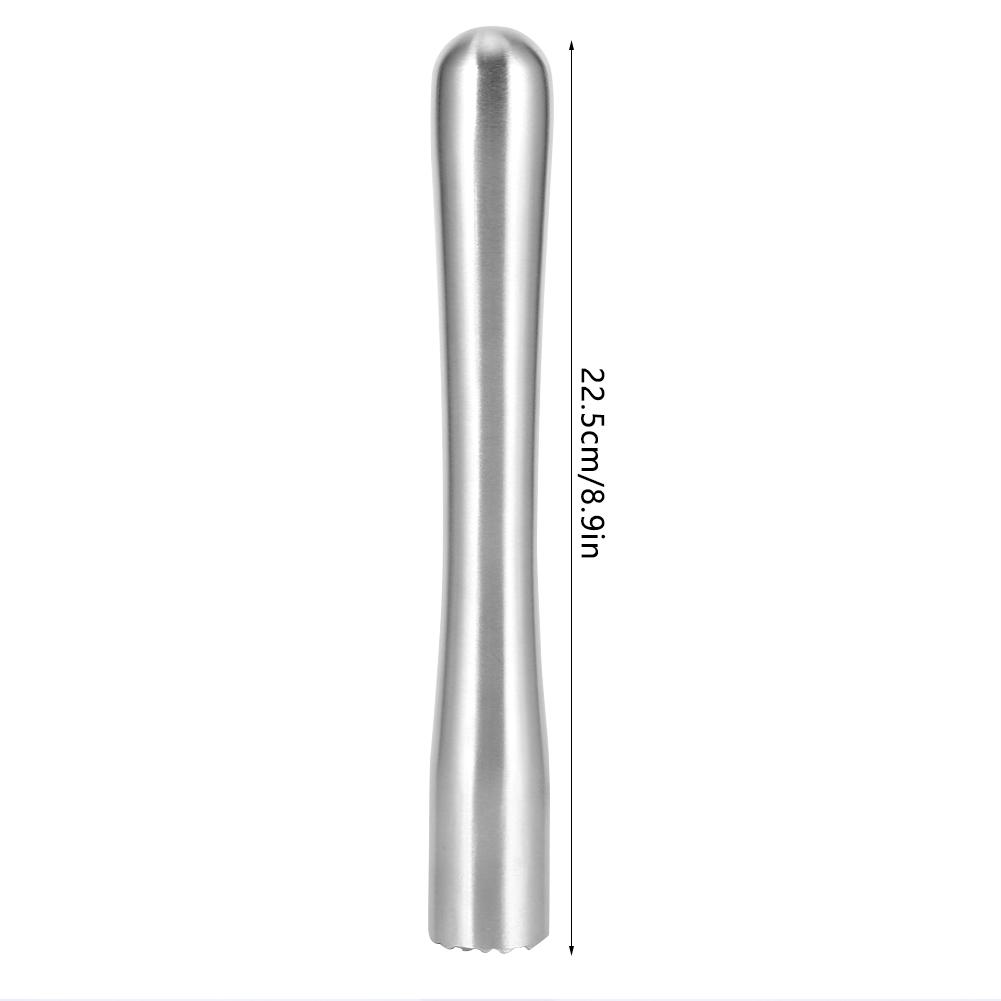 Household Stainless Steel Ice Crushing Rod Cocktail Mixing Muddler Tools Bar Supplies22.5cm