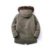 2022 Winter Jungen Kapuzenjacke aus Baumwolle mit Samt, Dick & Warm Kinder Mode Mantel