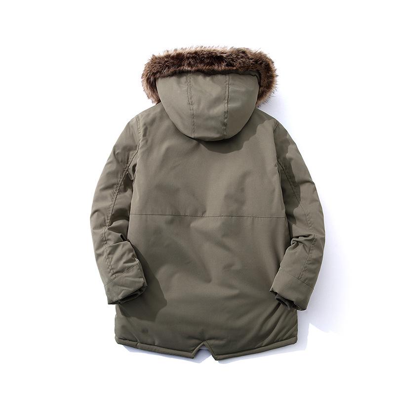 2022 Winter Jungen Kapuzenjacke aus Baumwolle mit Samt, Dick & Warm Kinder Mode Mantel