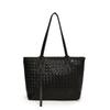 New fashionable woven embossed shoulder bag, high-end simple underarm bag, large-capacity tote bag, women's bag