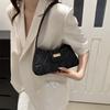 Stylish Chic Quilted Pu Leather Shoulder Bag For Women Trendy Small Square Bag