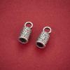 S925 Sterling Silver Retro Cloud Pattern S-Clasp for DIY Beading and Weaving Rope Bracelet