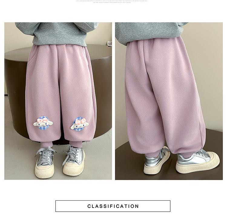 2025 New Girls' Casual Long Pants - Spring/Fall Toddler Sports Sweatpants