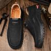 Men's Genuine Leather Plus Size Casual Loafers & Hiking Shoes