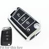 Tpu Car Shell Fob Key Case Full Cover For Vw Volkswagen Golf 7 Mk7 Tiguan Mk2 For Seat Ateca Leon Fr 2 Ibiza For Skoda Octavia