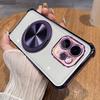 For OPPO Reno 15F 15FS 5G Case Clear Luxury For Magsafe Bracket Plating Protective Back Case For OPPO Reno 15FS 15F Shell Bumper