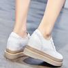 Inner height-increasing women's shoes, spring and summer muffin single shoes, thick soles show height, breathable, light, comfortable, casual and 