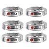 Stainless Steel Medical Alarm Bracelets Adjustable Wristband Emergency Medical Bracelets Medical Alert IDs Bracelet