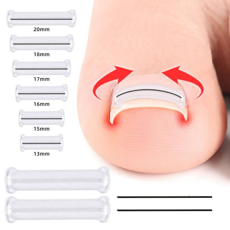 2Pcs Nail Correction Stickers Ingrown Toenail Corrector Patches Paronychia Treatment Recover Corrector Pedicure Tools Foot Care