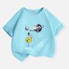 2-12 Years Cotton Boys T-shirts Explore Space Teen Tees 2025 Summer Casual Kids Tshirts Cartoon Print Baby Boys Tops Tees