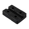 Safe Lifting with Heavy Duty Rubber Support Block Prevents Damage