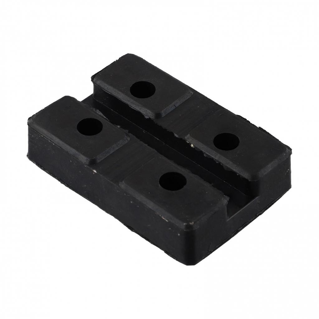 Safe Lifting with Heavy Duty Rubber Support Block Prevents Damage