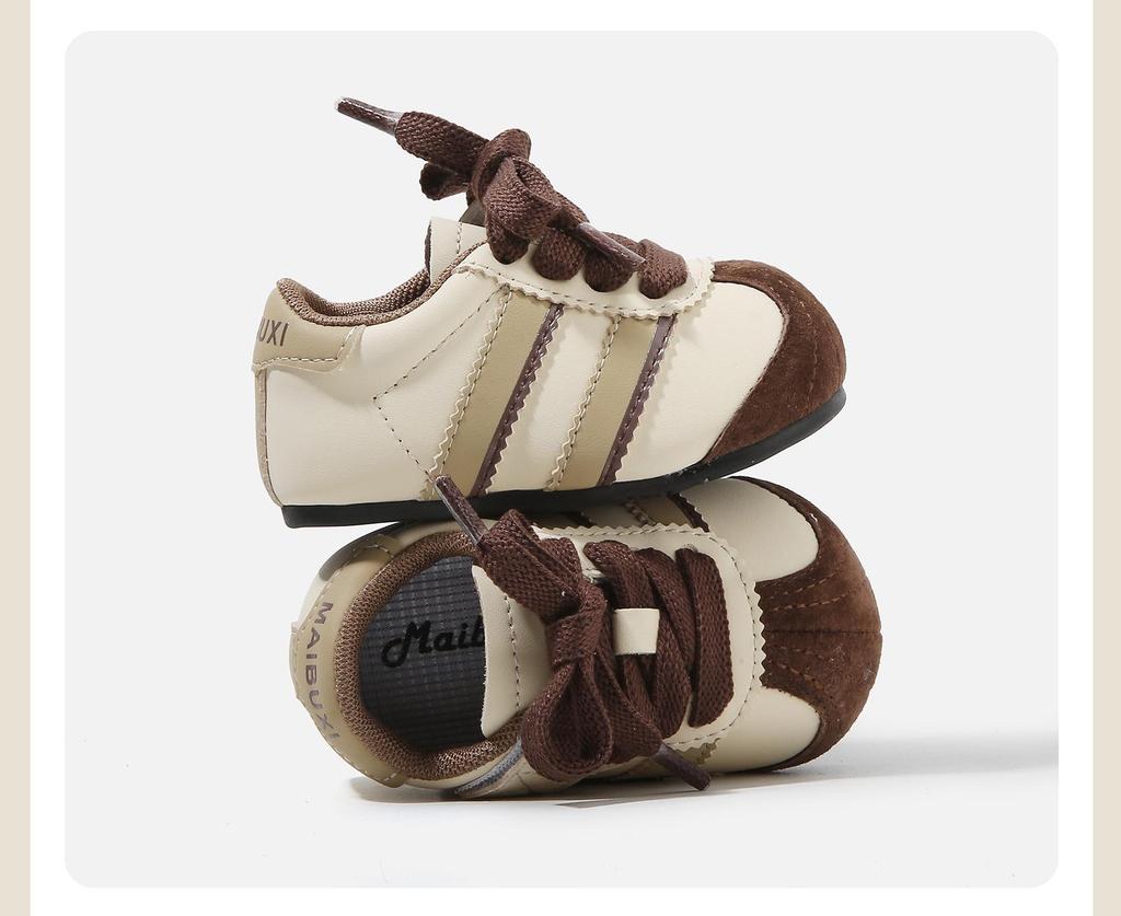 2026 Frühling & Herbst Lauflernschuhe für Babys: Farbblock, Rutschfeste Sportschuhe für Jungen, Bequeme Freizeitschuhe mit Weichsohle für Mädchen