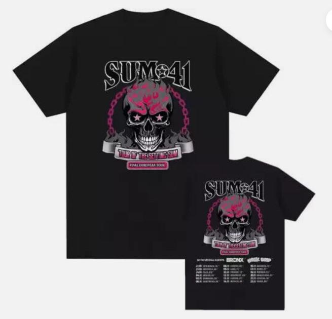 

Tour of The Setting Sum Sum41 Unisex TShirt Size S5XL Unisex T-Shirt XL