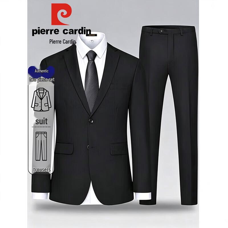 Pierre Cardin Men's Slim Fit Business Suit Set
