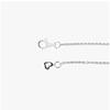 Pandora 393076c01 Moment Sparkling Handwritten Love Collier Silver Necklace