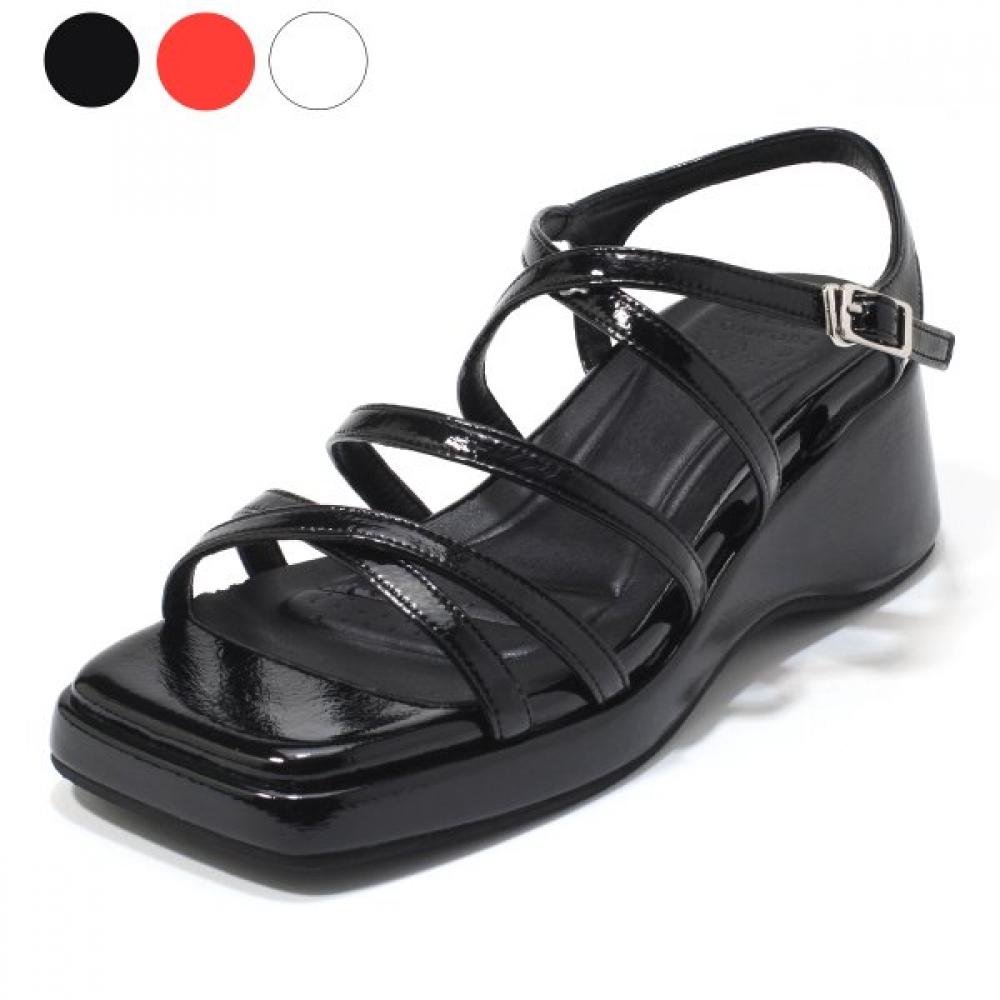 

Saera Sandals Black Ivory Red C24s411 Ivory/250