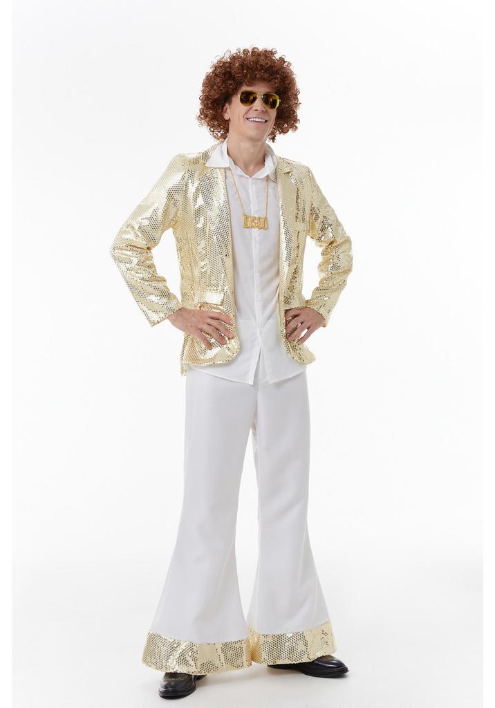 2025 Disco Halloween Party Costumes Dance Hip Hop Sets for Men & Women - Stage Performance Outfits