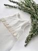 Insulated muslin sleeping bag for babies (latte with ruffles)