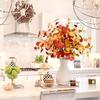 Agusbagli 6 Pcs Artificial Eucalyptus Leaves 28'' Tall Fall Flowers Leaf Greenery Stems Autumn Decorations for Home Wedding Centerpieces Thanksgiving