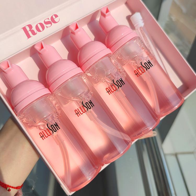 Wholesale 60ml 100ml Lash Shampoo Kit Pink Lash Shampoo Bottles Set With Own Logo Eyelash Shampoo LC ярко-розовый