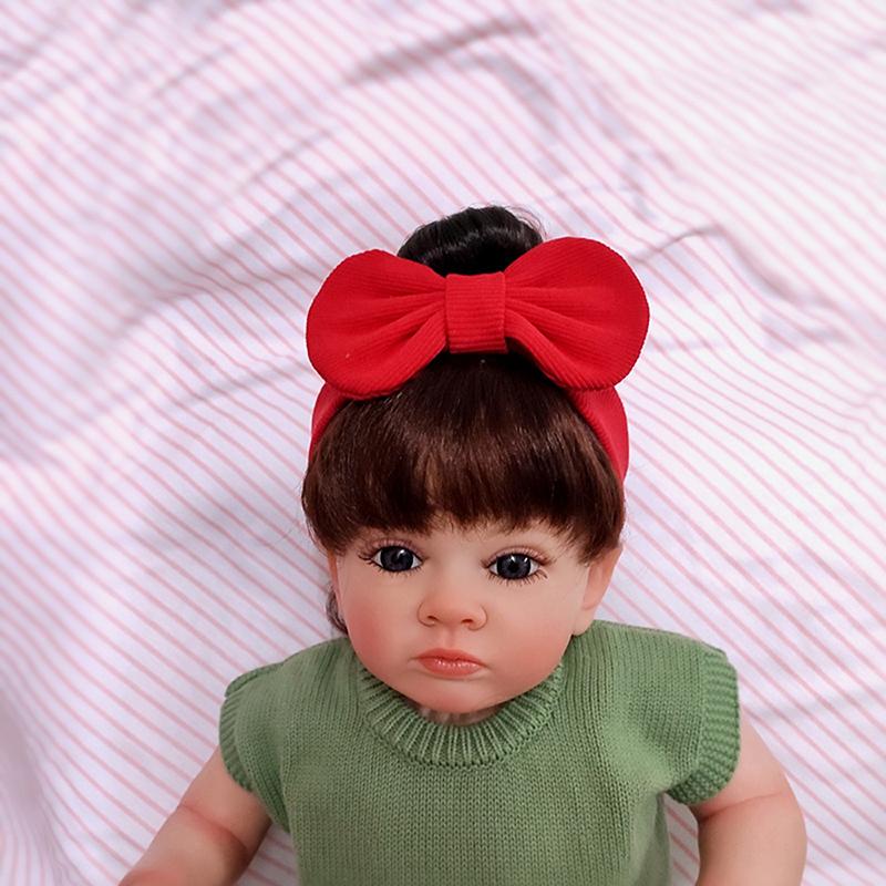 New Year Christmas Infant Baby Girl Hair Accessories Wig Hat 0-1Y Newborn Children Kids Girls Bow Cosplay Headbands Headwear