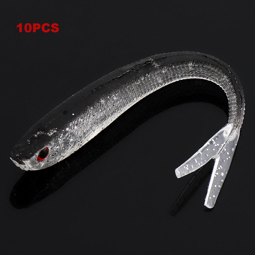 Metall Köder Tackle Fischen Drehen Set 6 Stück 10 cm Künstlich Dauerhaft
