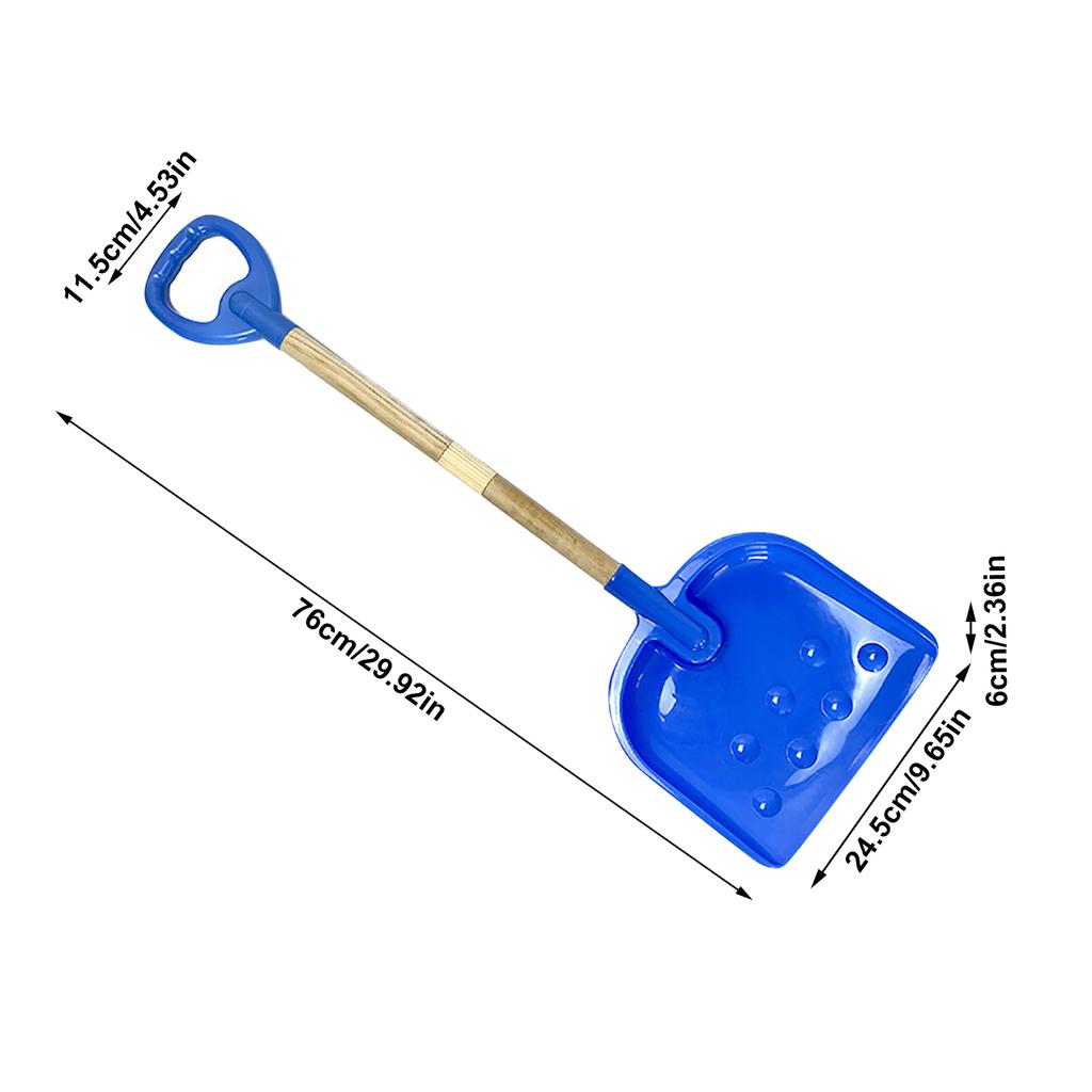 55 65 75 85 Cm Beach Shovel Children'S Shovel Functional Plastic Shovel Durable D Shaped Ergonomic Handle