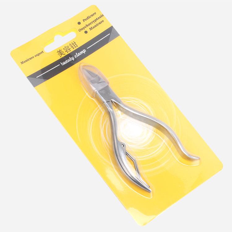Professional Stainless Steel Thick Toenail Nippers Thick Toenail Clipper for Ingrown and Thick Nail серебряный