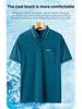 Erkek Buz İpeği Kısa Kollu Polo - Hızlı Kuruyan, Orta Yaşlı ve Yaşlılar İçin Bol Kesim, Trend Yazlık Gömlek