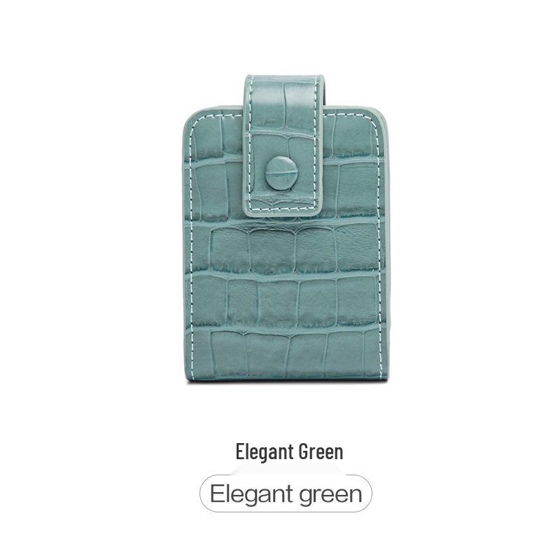 

Xiangyin Портативная кожаная косметичка с зеркалом для леди