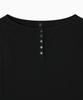 Ohesio Henley Neck Button Long Sleeve, Black