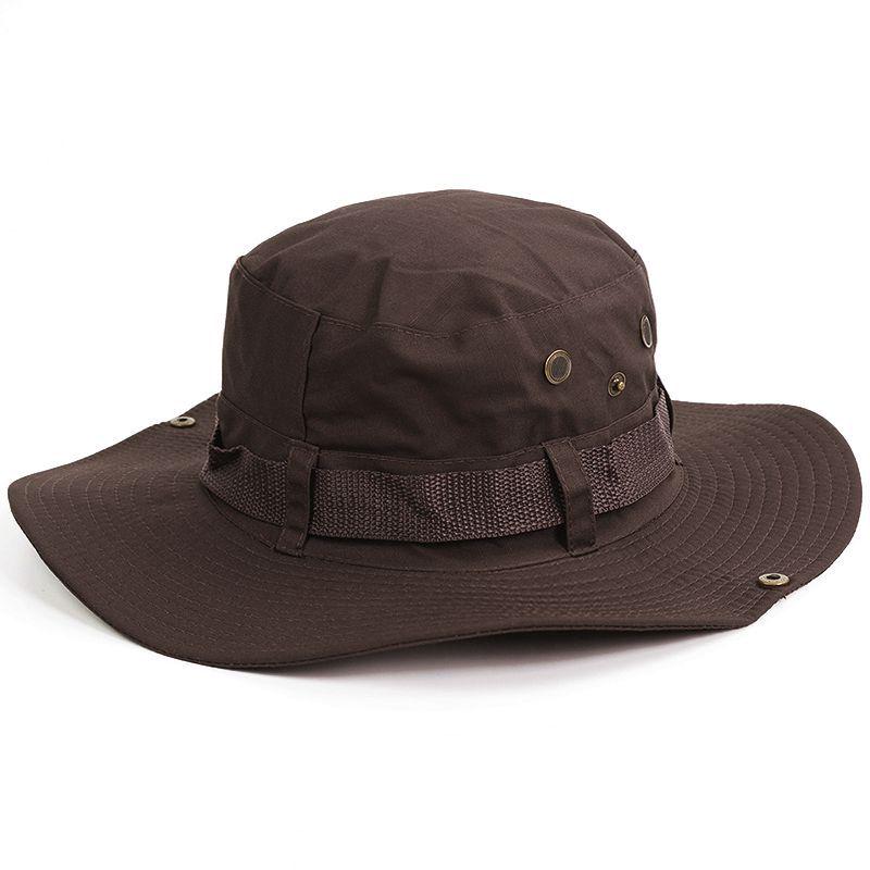 Double-Sided Outdoor Wide Brim Bucket Hat for Fishing, Hiking, and Sun Protection