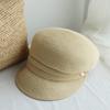 Japanese New Designer Berets Women's Summer Korean Casual Fashion Straw Hat Shading Sun Protection Sun Hat Retro Newsboy Cap