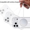 Magnetic Phone Case For iPhone 17 16 15 14 13 12 11 Pro Max Plus Air Wireless Charge for Magsafe Case Clear Cover Anti-Yellowing
